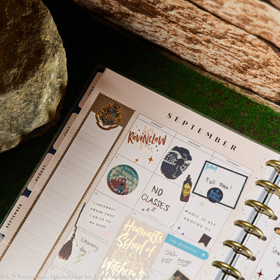 2036 Harry Potter Enchanted Grounds Customizable Planner - Big Color Block Layout - 12 Months