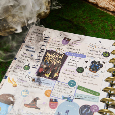 2038 Harry Potter Enchanted Grounds Customizable Planner - Big Color Block Layout - 12 Months