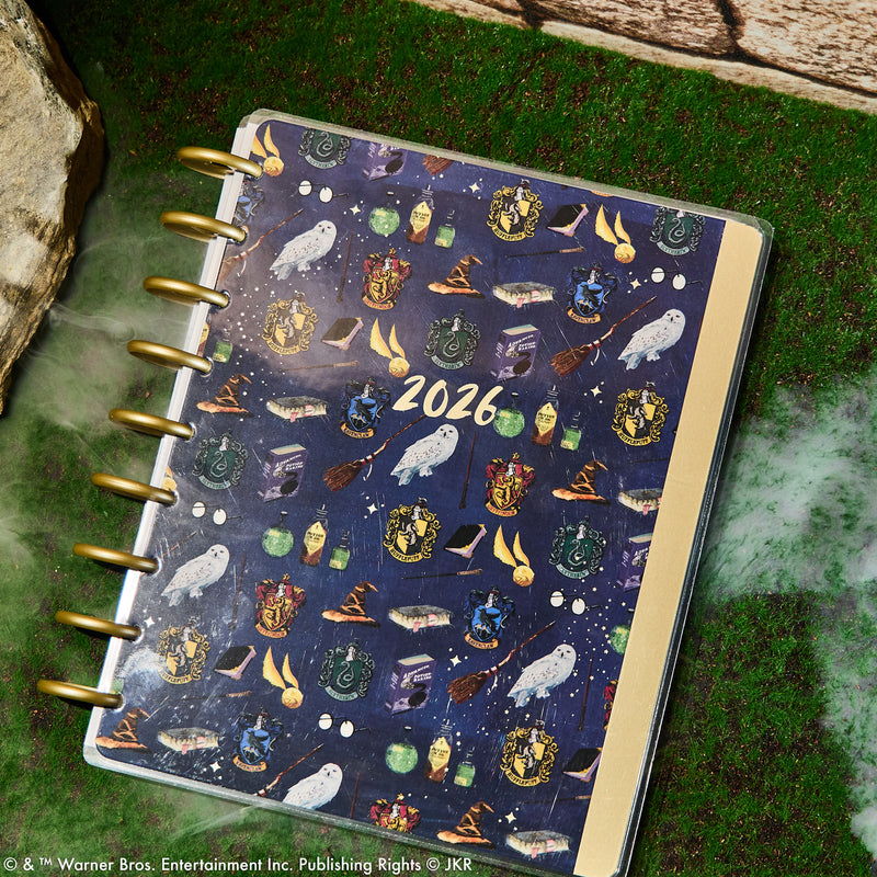 2032 Harry Potter Enchanted Grounds Customizable Planner - Classic Dashboard Layout - 12 Months