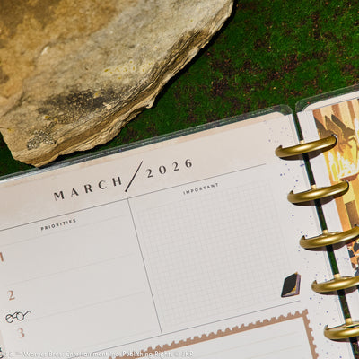 2037 Harry Potter Enchanted Grounds Customizable Planner - Classic Dashboard Layout - 12 Months