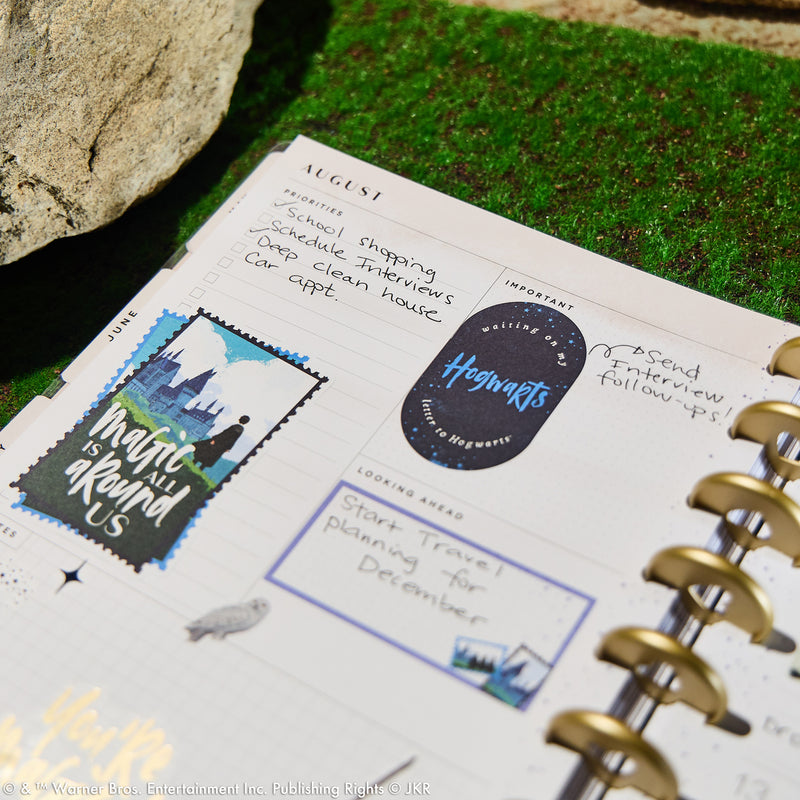 2030 Harry Potter Enchanted Grounds Customizable Planner - Classic Dashboard Layout - 12 Months