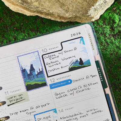 2031 Harry Potter Enchanted Grounds Customizable Planner - Classic Dashboard Layout - 12 Months