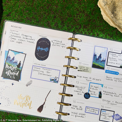 2029 Harry Potter Enchanted Grounds Customizable Planner - Classic Dashboard Layout - 12 Months