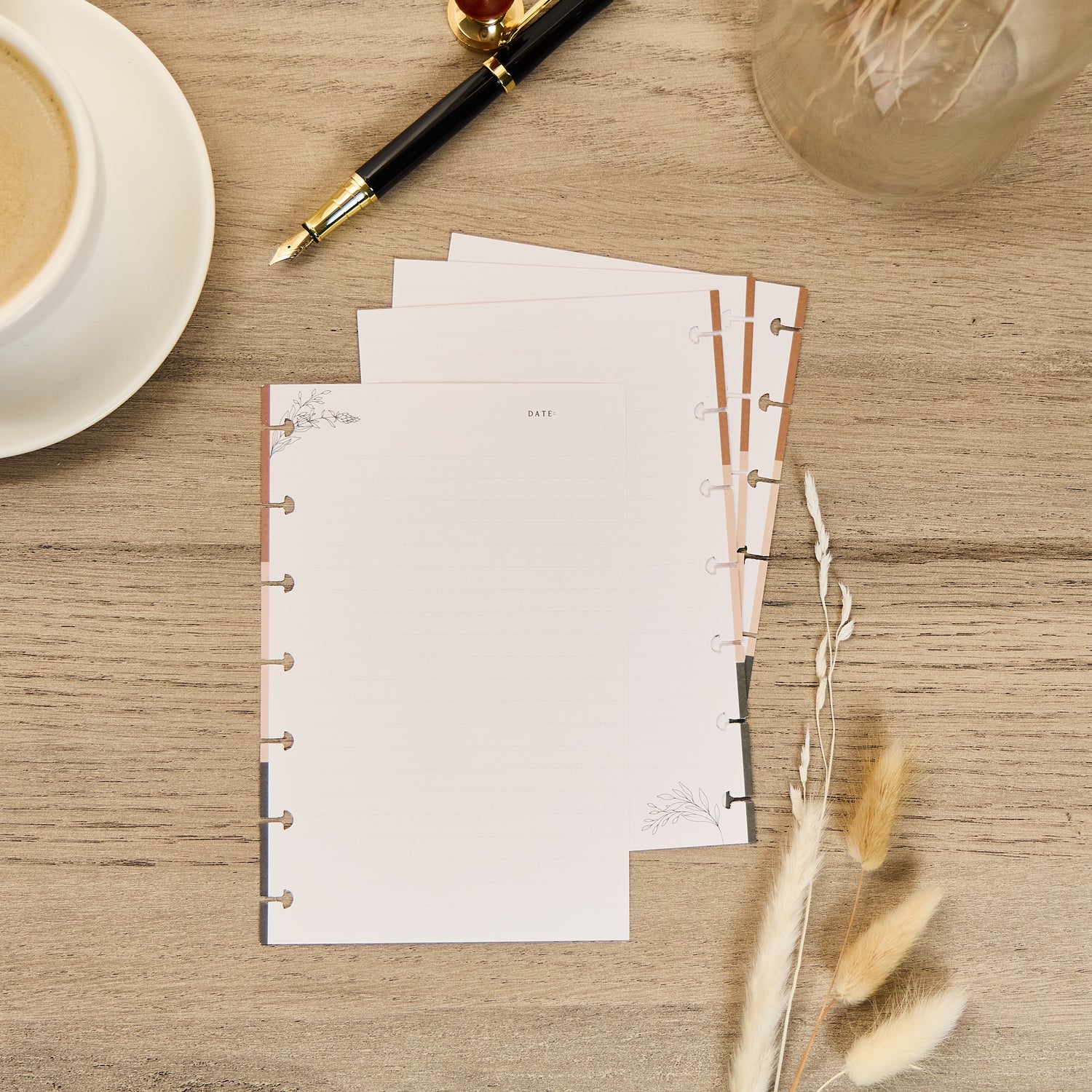 Mini Line Paper Modern Charm - Dotted Lined Mini Filler Paper - 40 Sheets – Happy Planner