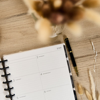 2037 Heritage Charm Customizable Planner - Big Dashboard Layout - 12 Months