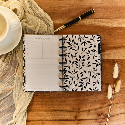 2032 Heritage Charm Customizable Planner - Mini Dashboard Layout - 12 Months