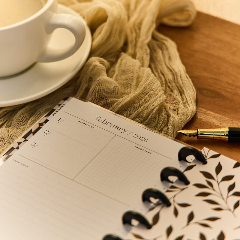 2027 Heritage Charm Customizable Planner - Mini Dashboard Layout - 12 Months