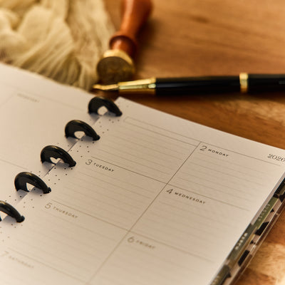 2036 Heritage Charm Customizable Planner - Mini Dashboard Layout - 12 Months