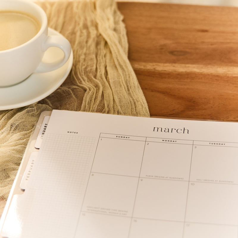 2035 Uplifting Notes Customizable Planner - Big Dashboard Layout - 12 Month