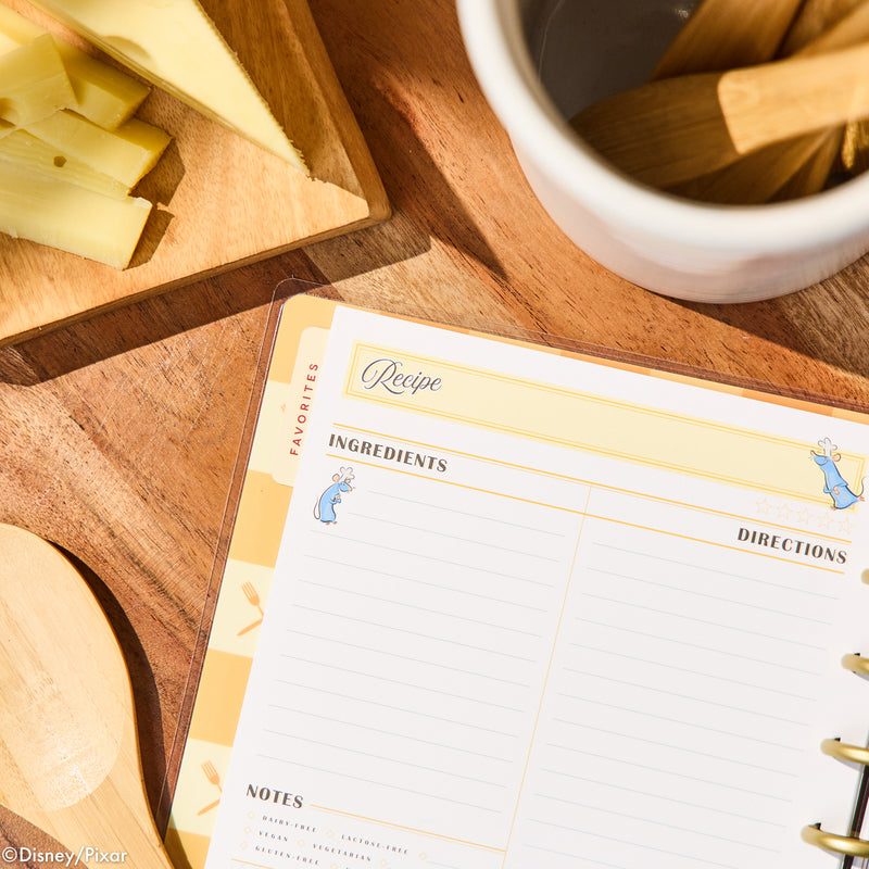 Disney Ratatouille - Classic Recipe Organizer - 81 Sheets