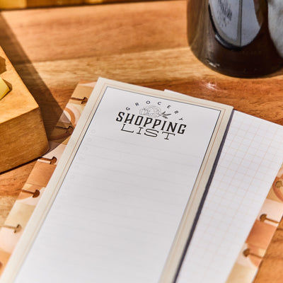 Rustic Roots Meal Planning - Grocery List Classic Filler Paper - 40 Sheets