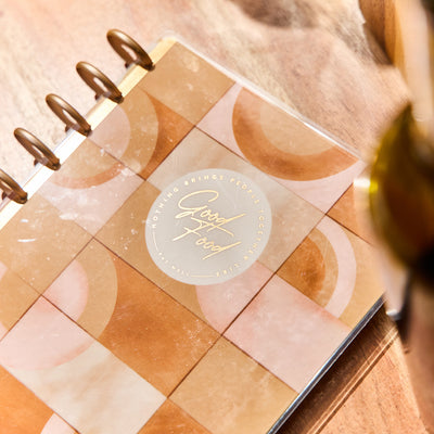 Rustic Roots Meal Planning - Classic Guided Meal Planning Journal - 80 Sheets