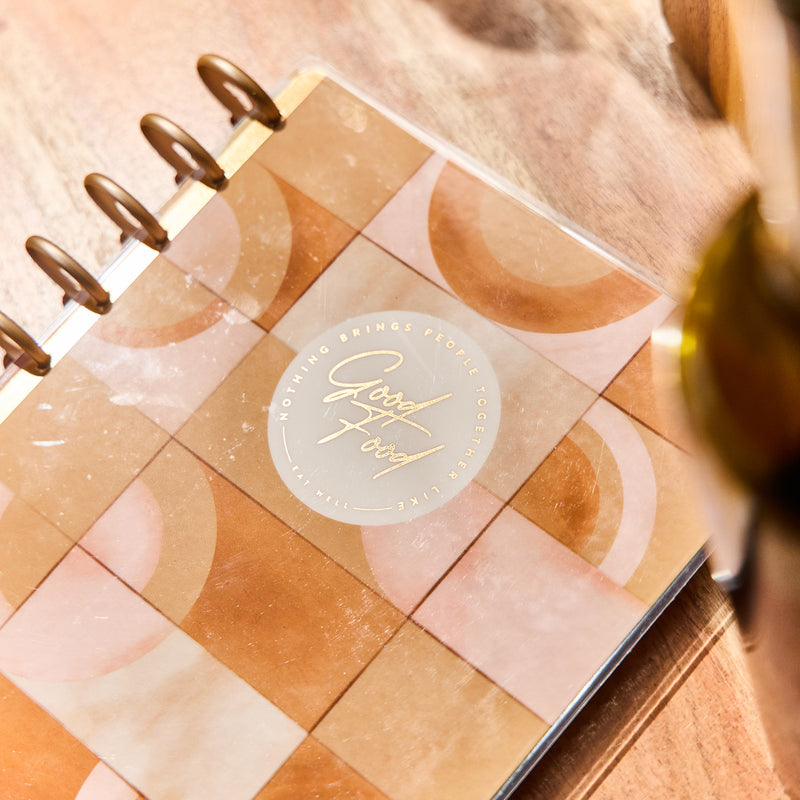 Rustic Roots Meal Planning - Classic Guided Meal Planning Journal - 80 Sheets