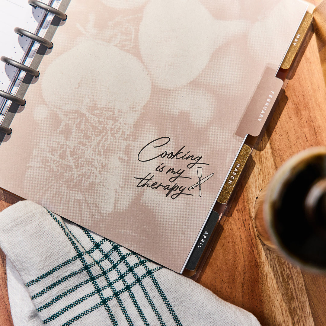 2026 Rustic Roots Customizable Meal Planner - Classic Meal Planning Layout - 12 Months