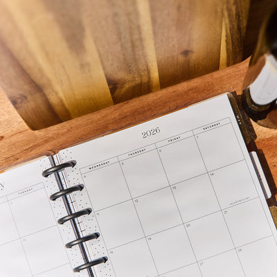 2034 Rustic Roots Customizable Meal Planner - Classic Meal Planning Layout - 12 Month