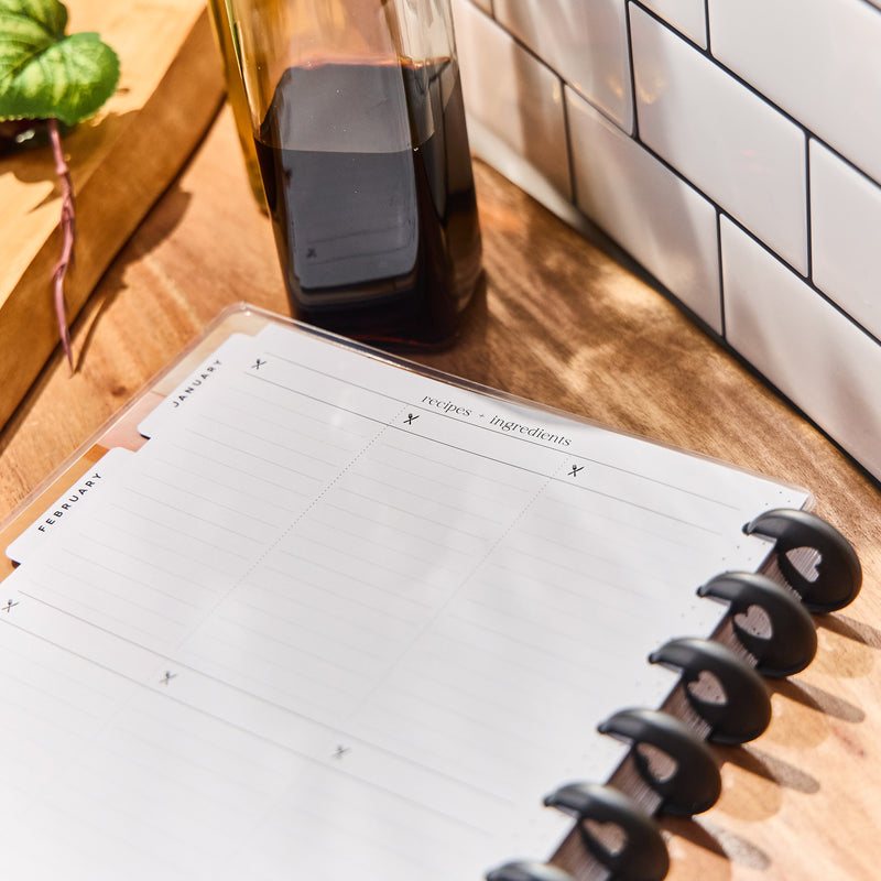 2035 Rustic Roots Customizable Meal Planner - Classic Meal Planning Layout - 12 Month