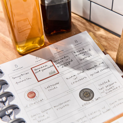 2031 Rustic Roots Customizable Meal Planner - Classic Meal Planning Layout - 12 Month