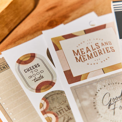 Rustic Roots Meal Planning - Value Pack Stickers