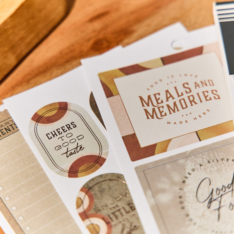 Rustic Roots Meal Planning - Value Pack Stickers