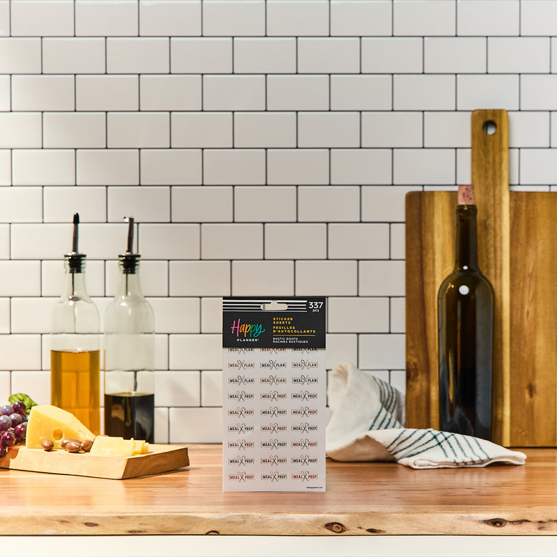 Rustic Roots Meal Planning - 10 Sticker Sheets