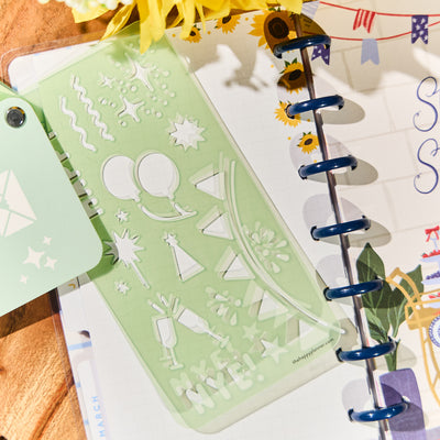 Holidays - Stencil Fan Book - 5 Sheets