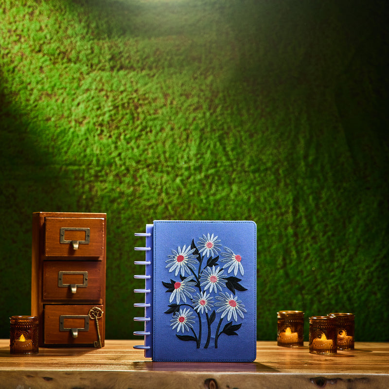 2028 SPECIALTY Florescent Florals Customizable Planner - Classic Vertical Layout - 12 Months