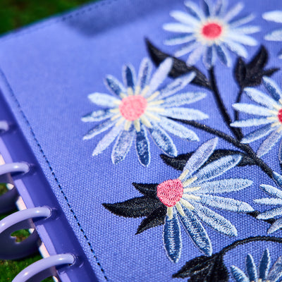 2027 SPECIALTY Florescent Florals Customizable Planner - Classic Vertical Layout - 12 Months