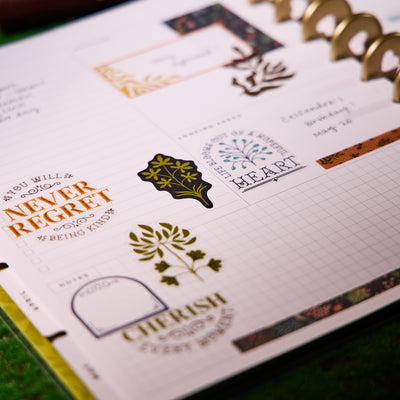 2030 Herbarium Customizable Planner - Big Dashboard Layout - 12 Months