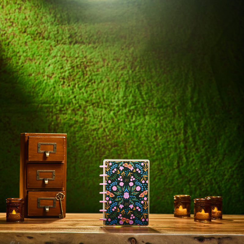 2028 Butterfly Botanics Customizable Planner - Mini Color Block Layout - 12 Months