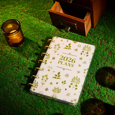 2032 Herbarium Customizable Planner - Mini Horizontal Layout - 12 Months
