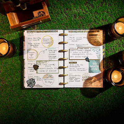 2029 Herbarium Customizable Planner - Mini Horizontal Layout - 12 Months