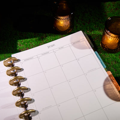 2034 Herbarium Customizable Planner - Classic Horizontal Layout - 12 Months