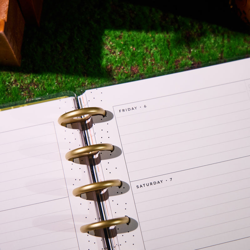 2037 Herbarium Customizable Planner - Classic Horizontal Layout - 12 Months