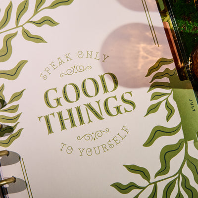 2027 Herbarium Customizable Planner - Classic Horizontal Layout - 12 Months