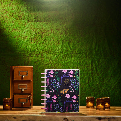 2028 Butterfly Botanics Customizable Planner - Classic Color Block Layout - 12 Month