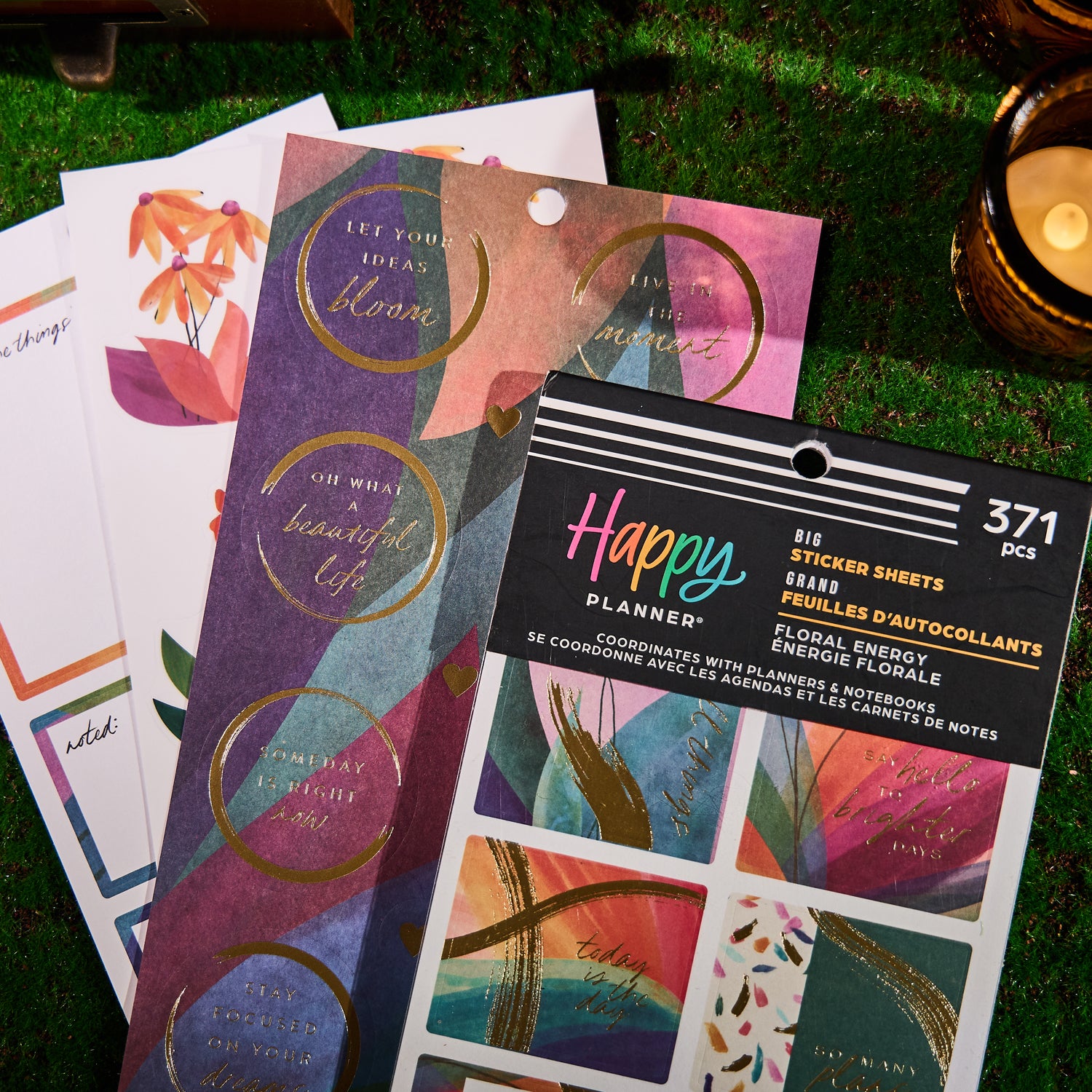 Floral Energy - Value Pack Stickers – Happy Planner