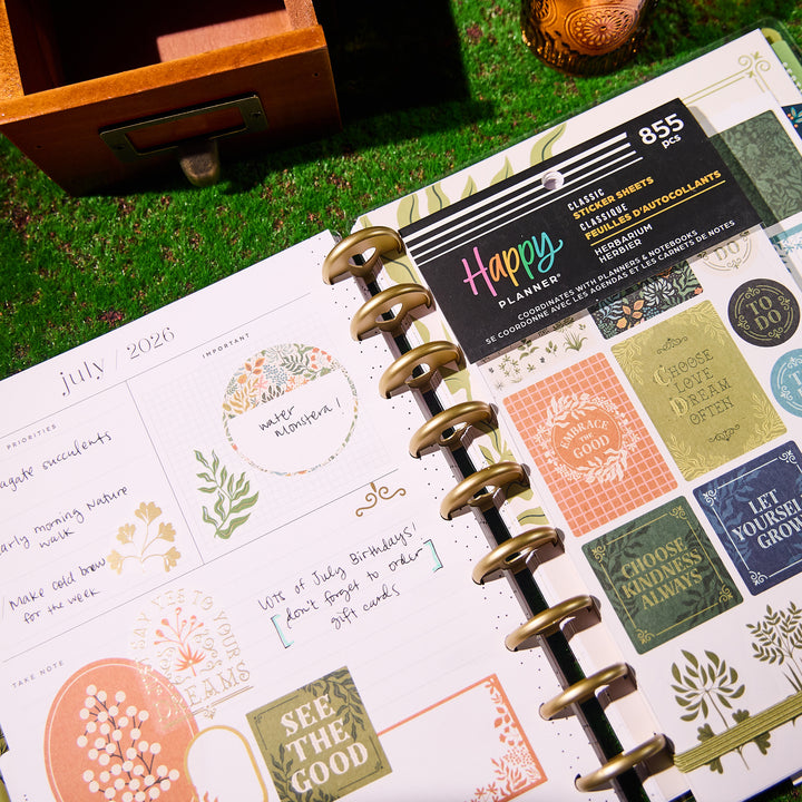 Herbarium - Value Pack Stickers – Happy Planner