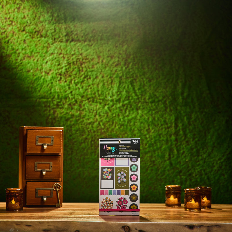 Florescent Florals - Value Pack Stickers