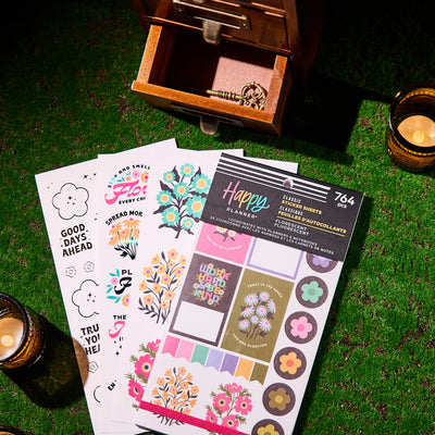 Florescent Florals - Value Pack Stickers