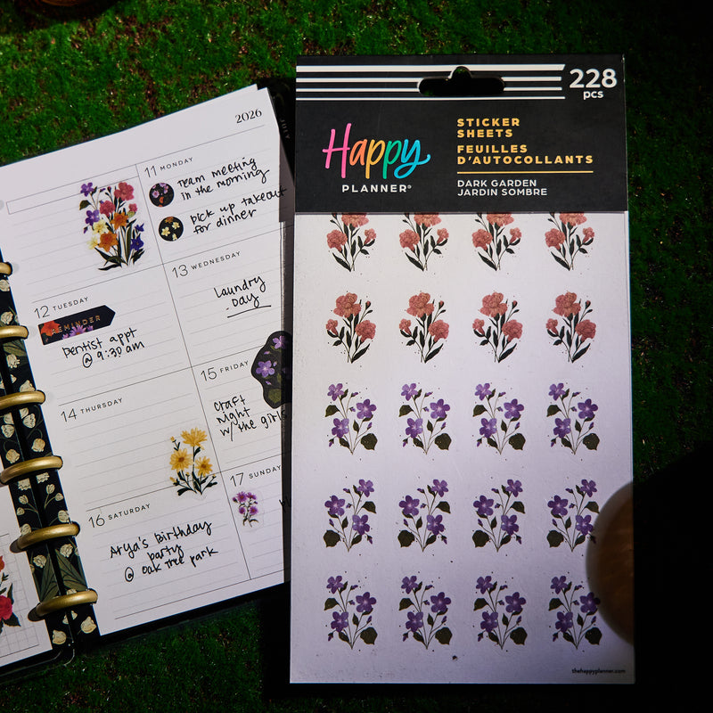 Dark Garden - 10 Sticker Sheets
