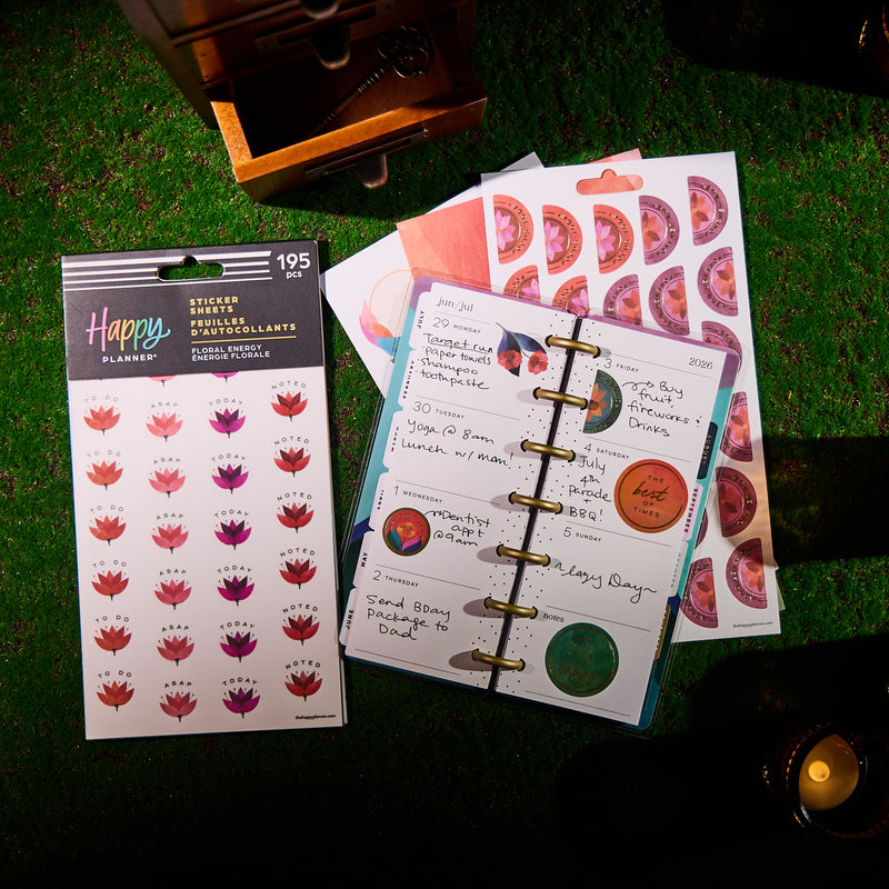 Floral Energy - 10 Sticker Sheets