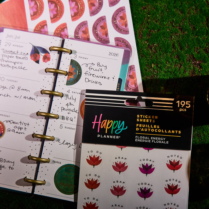 Floral Energy - 10 Sticker Sheets