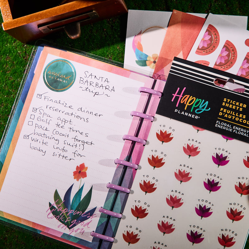 Floral Energy - 10 Sticker Sheets