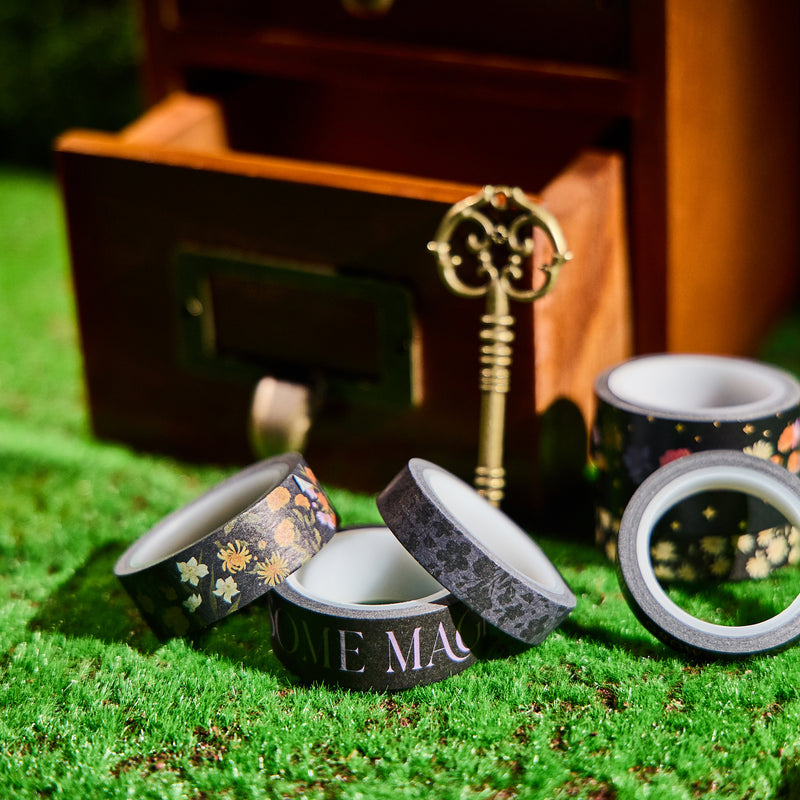 Dark Garden - Washi Tape - 7 Pack