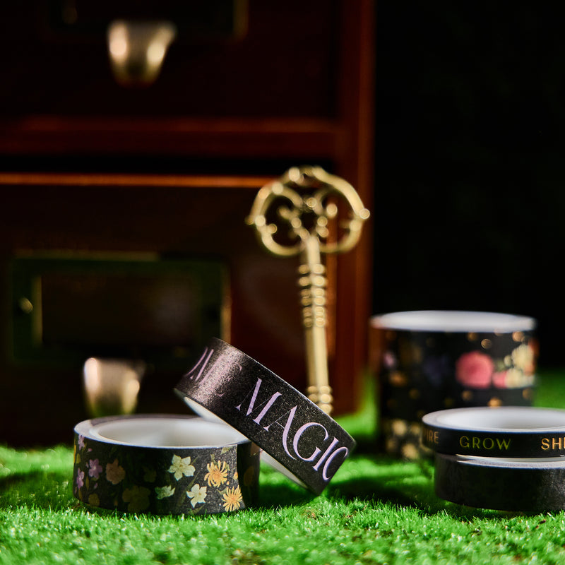 Dark Garden - Washi Tape - 7 Pack