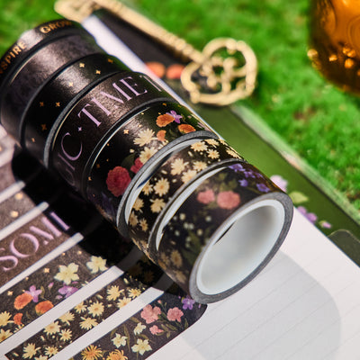Dark Garden - Washi Tape - 7 Pack