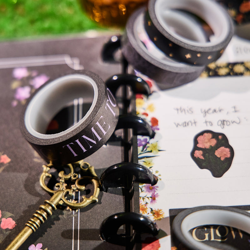 Dark Garden - Washi Tape - 7 Pack