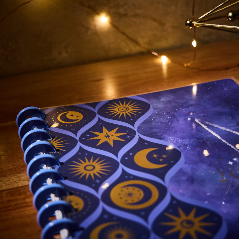 2032 Star Signs Customizable Planner - Big Vertical Layout - 12 Month