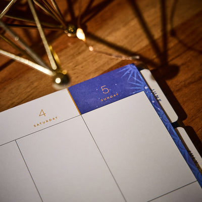 2037 Star Signs Customizable Planner - Big Vertical Layout - 12 Month