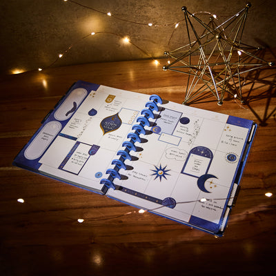 2029 Star Signs Customizable Planner - Big Vertical Layout - 12 Month